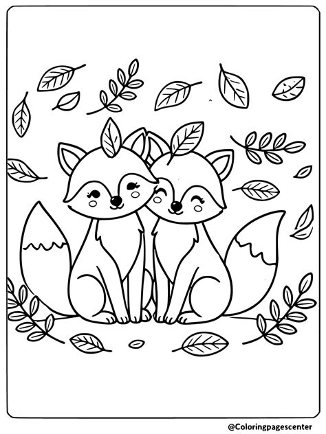 Foxes Printable
