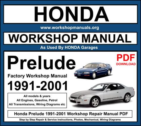 Free 1991 Honda Prelude Repair Manual