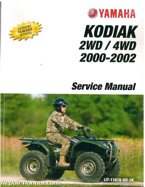 Free 2000 Yamaha Kodiak Owners Manual