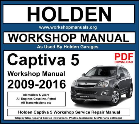 Free 2007 Holden Captiva Cg Maxx Workshop Manual