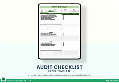 Free Audit Template Excel