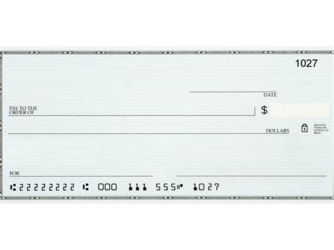Free Bank Of America Printable Check Blank Check