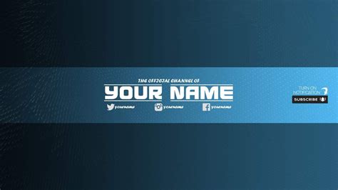 Free Banner Templates Youtube