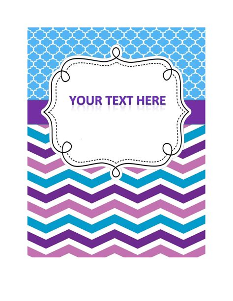 Free Binder Cover Templates