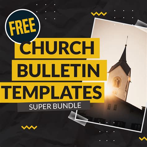 Free Bulletin Templates For Churches