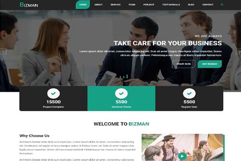 Free Business Website Templates
