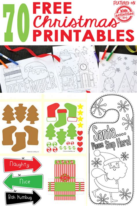 Free Christmas Printables For Kids