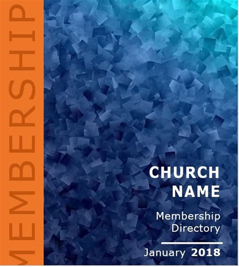 Free Church Directory Template