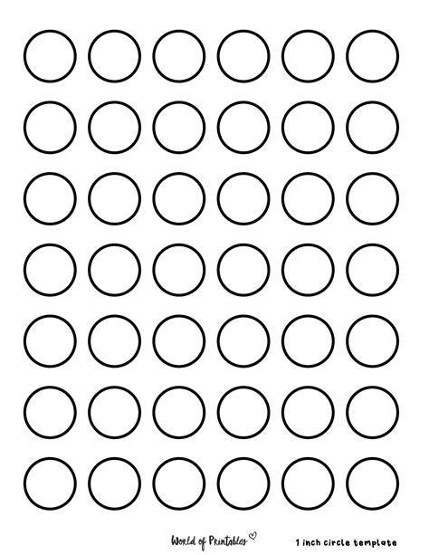 Free Circle Templates
