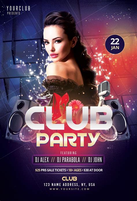 Free Club Flyer Templates Psd