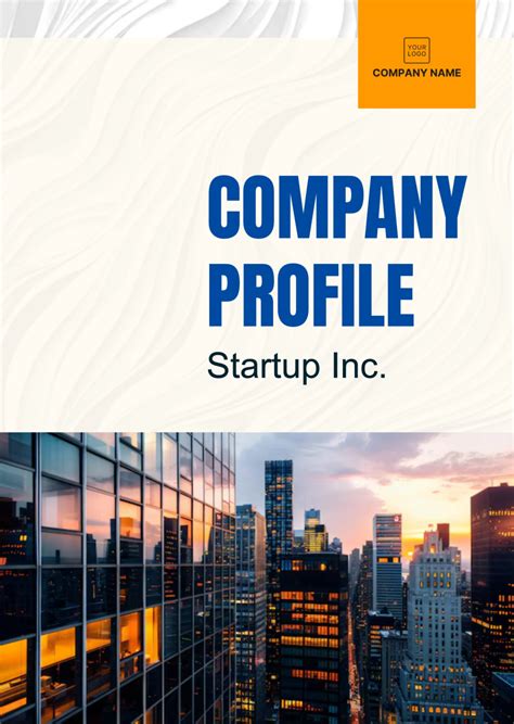 Free Company Profile Template