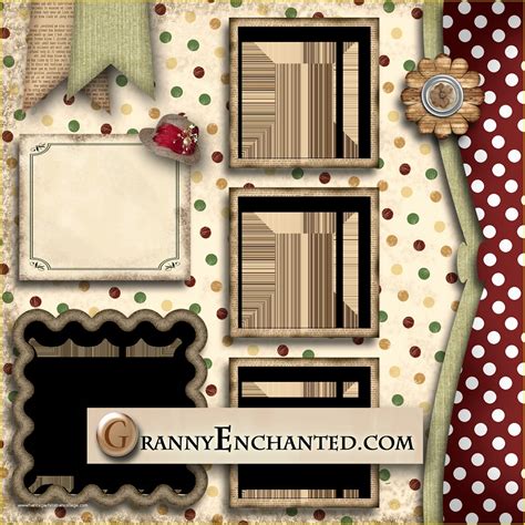 Free Digital Templates For Scrapbooking