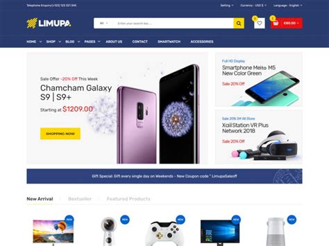 Free Ecommerce Website Templates Free Download