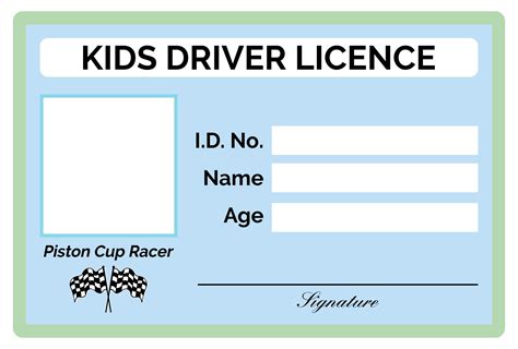 Free Editable Blank Drivers License Template