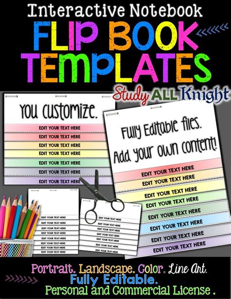 Free For Commercial Use Interactive Flip Book Template