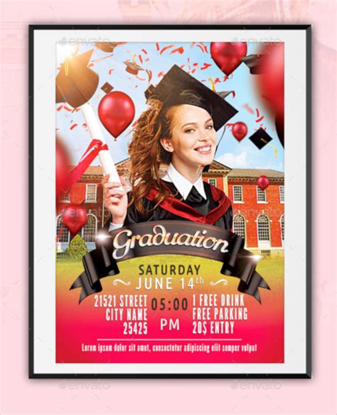 Free Graduation Flyer Template