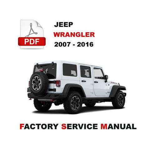 Free Jeep Wrangler Factory Service Manual