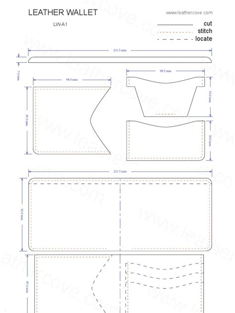 Free Leather Wallet Template