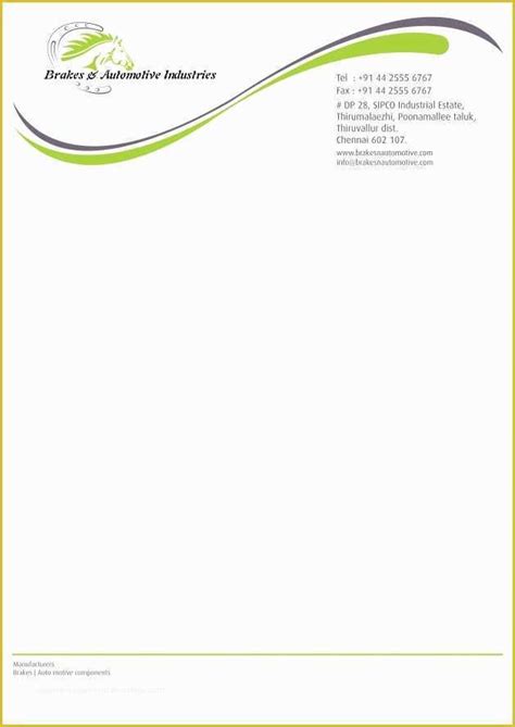 Free Letter Headed Paper Templates Download