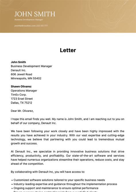 Free Letter Templates