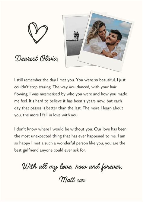Free Love Letter Templates