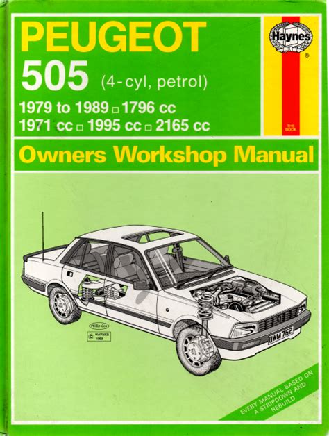 Free Manual Repair Peugeot 505 Gr