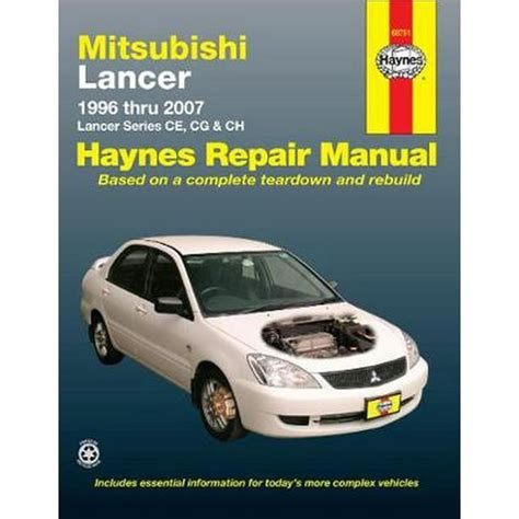 Free Mitsubishi Lancer 1 5 Glx Service Manual Download