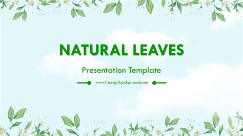 Free Nature Powerpoint Templates