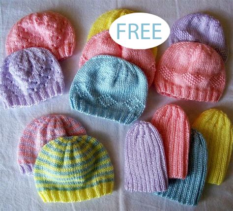Free Newborn Knit Hat Pattern For Hospitals