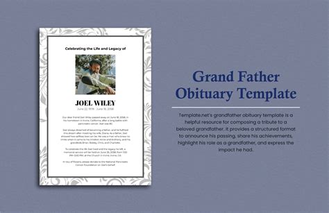 Free Obituary Templates