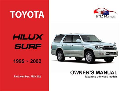Free Of Instruction Manual For Toyota Hilux Surf