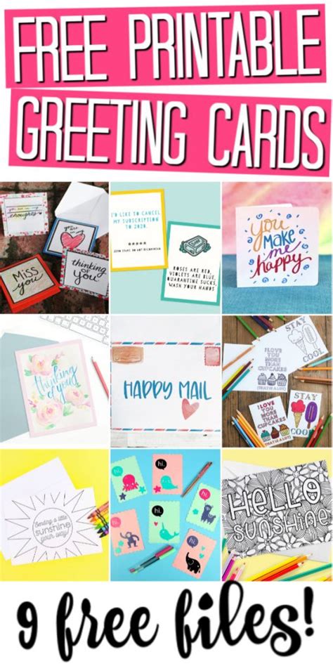 Free Online Printable Greeting Cards