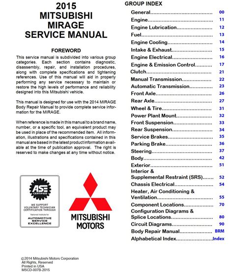 Free Owner Manual For Mitsubishi Mirage