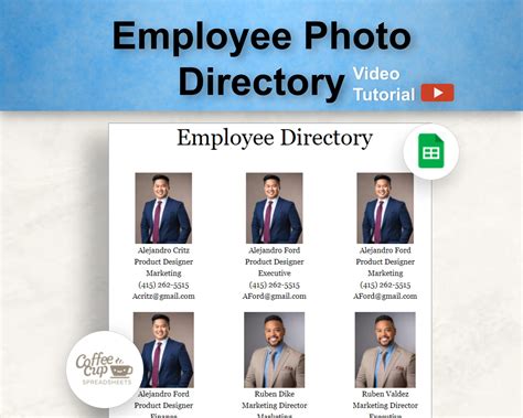 Free Photo Directory Template
