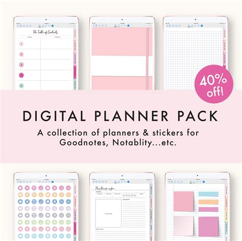 Free Planner Templates Goodnotes