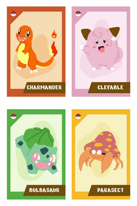 Free Pokemon Printable Cards