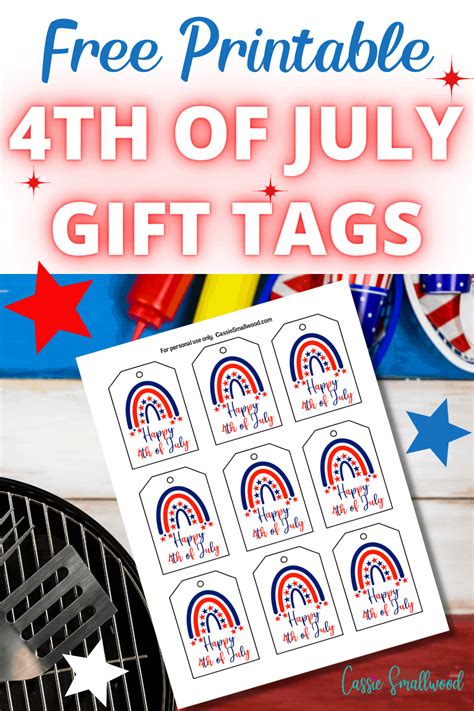 Free Printable 4th Of July Tags