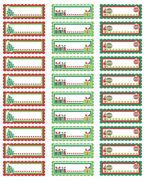 Free Printable Address Labels Christmas