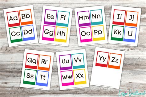 Free Printable Alphabet Flashcards Upper And Lower Case