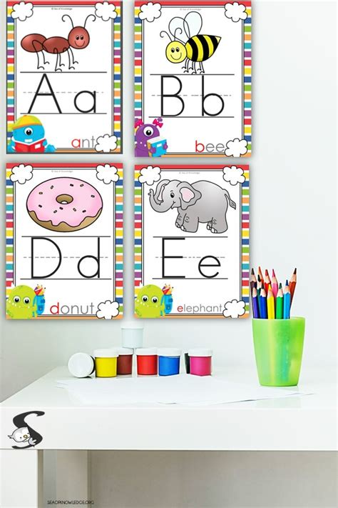 Free Printable Alphabet Posters For Classroom