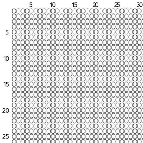 Free Printable Beading Graph Paper