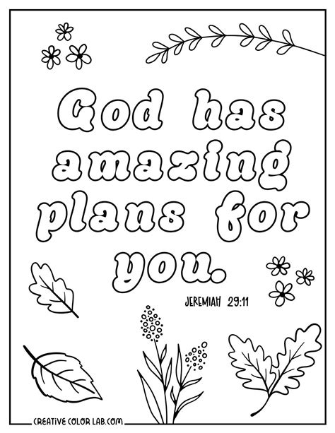 Free Printable Bible Coloring Pages With Verses