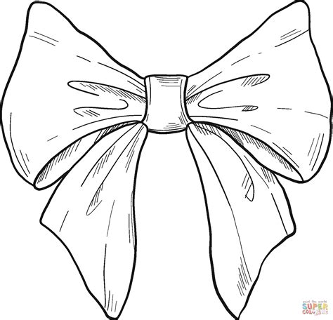 Free Printable Bow Coloring Pages