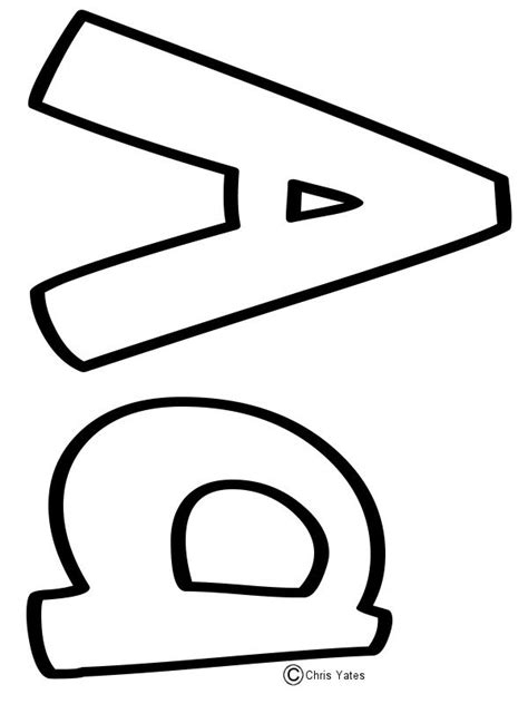 Free Printable Bubble Letters For Bulletin Boards