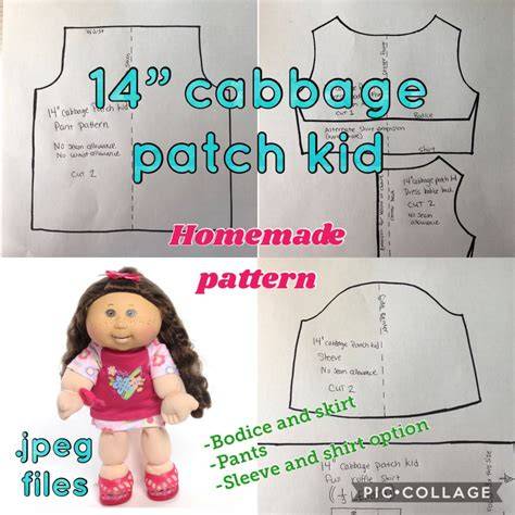 Free Printable Cabbage Patch Doll Clothes Patterns
