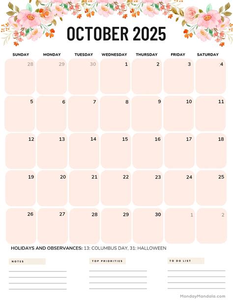Free Printable Calendar For September And October 2019