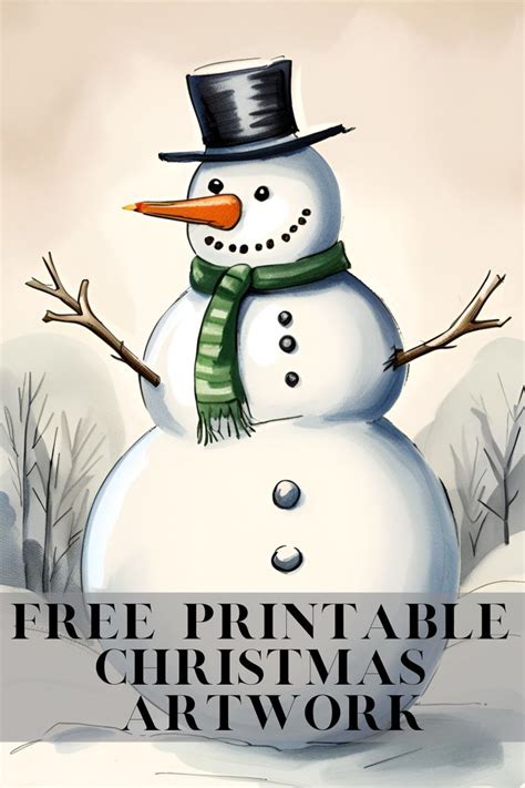 Free Printable Christmas Artwork
