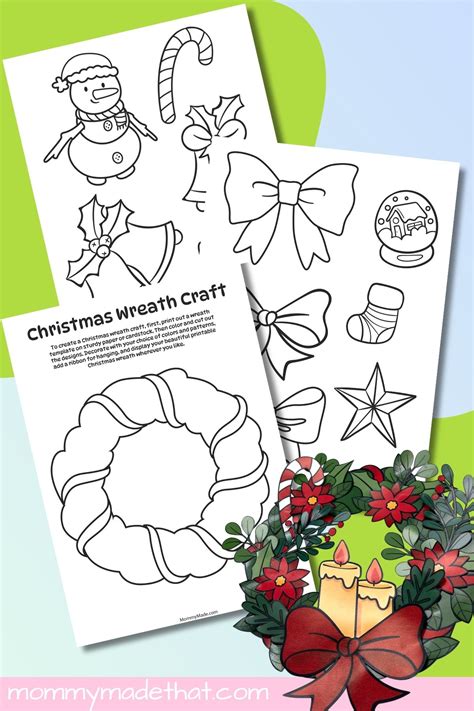 Free Printable Christmas Wreath
