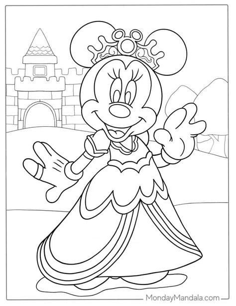 Free Printable Coloring Pages Minnie Mouse