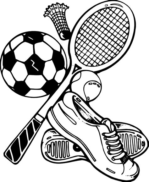 Free Printable Coloring Pages Sports